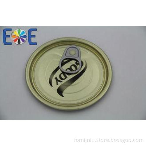 Drinks Can Aluminium Easy Open Lid , 300# 73mm Recycle Can